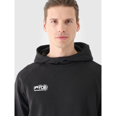 3. Men's sweatshirt with hood, open, 4F 4FRAW24TSWSM2072-20S
