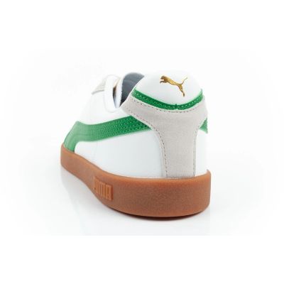 5. Puma Club II Era men's sports shoes sneakers leather white gray green