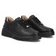 4. Women's leather wedge shoes, black Filippo DP8326