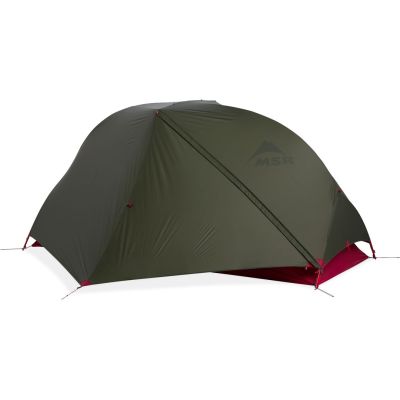 11. MSR Hubba Hubba Bikepack 1 person Green, Red, White Triangle Tent