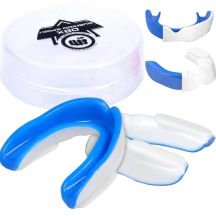 Gel Mouthguard + Box - White and Blue | GelTech