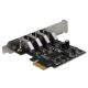 3. DELOCK PCI-E CARD -> USB 3.0 4-PORT 90304