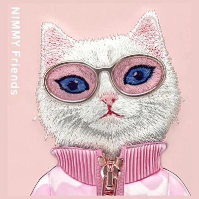 10. Nimmy Cool&Cute 2.0 Cat Case for iPhone 16 - Pink