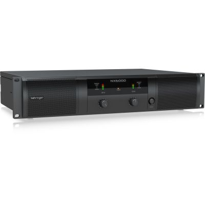 2. Behringer NX6000 2.0 Channel Audio Amplifier Home Black