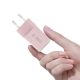 5. Tech-Protect NCM33W 2-port PD33W/QC3.0 wall charger - pink