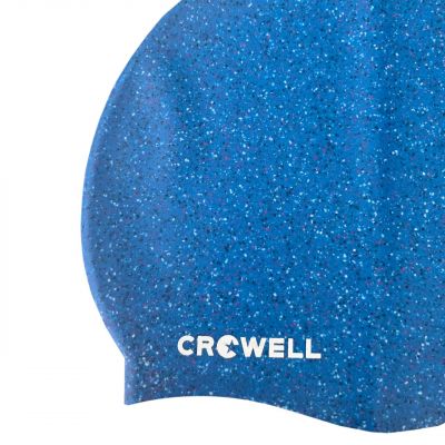 4. Crowell Recycling Pearl Silicone Swimming Cap, Blue, Col. 5