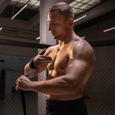 3. Cotton Boxing Wraps - 4 Meters | Black