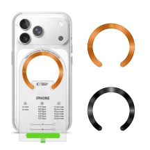 Tech-Protect MMP-210 MagSafe 2-Pack Magnetic Ring - Orange / Black