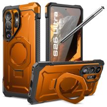 Supcase UB Grip Mag MagSafe Case for Samsung Galaxy S26 Ultra - Orange and Black