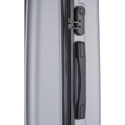 4. SET OF 2 SUITCASE 18 AND 26 INCHES SLAZENGER SILVER