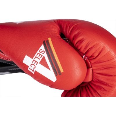 2. TOP TEN RTT-4Select Leather Boxing Gloves 10 oz Red and Black