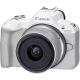 19. Canon EOS R50, White + RF-S 18-45mm F4.5-6.3 IS STM Kit Mirrorless camera 24.2 MP CMOS 6000 x 4000 px White