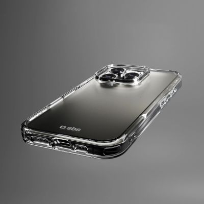 6. SBS set with D3O technology for iPhone 16 Pro - case + glass screen and camera protector - transparent