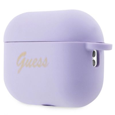 3. Guess GUAP2LSCHSU AirPods Pro 2 cover purple/purple Silicone Charm Heart Collection