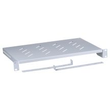 LANBERG SHELF FOR CABINETS 19" 600MM (1U, 483X330MM) GRAY AK-1004-S