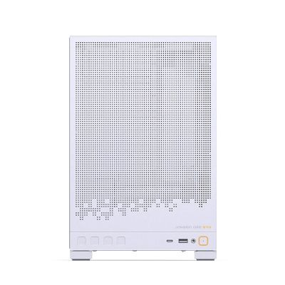 6. Jonsbo D32 STD PC Case, White, Mini Case, mATX, Tempered Glass – White