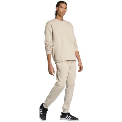 6. Men's adidas Sportswear Big Logo Fleece Colorblock Tracksuit Beige JX5572