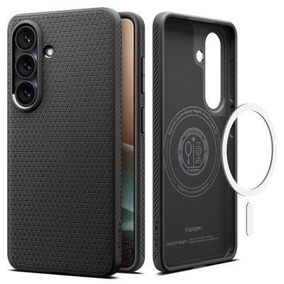 2. Spigen Liquid Air Mag MagSafe Case for Samsung Galaxy S26+ - Matte Black