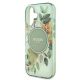 6. Guess IML Flower & Tonal Circle MagSafe case for iPhone 16 Plus - green