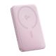 Baseus EnerFill FM12 Qi2 Power Bank 10000mAh 22.5W MagSafe Compatible with White Baseus Simple USB-C Cable 20V/3A 0.30m - Pink