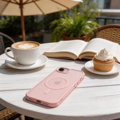 8. Tech-Protect BasicMag MagSafe Case for iPhone 16e / 17e - Matte Pink