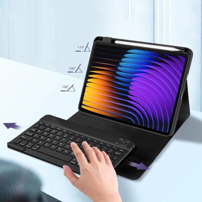7. Tech-Protect SC Pen + Keyboard Case for Xiaomi Pad 7 / 7 Pro - Black