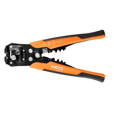 8. NEO TOOLS Automatic Wire Stripper 205 mm, Front-Entry + 230 Connectors