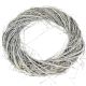 2. DECORATIVE WREATH 40 CM WHITE