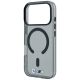6. BMW M IML Glossy Metal Logo & Trims MagSafe Case for iPhone 17 Pro / 18 Pro - Black