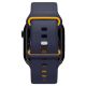 3. Spigen Nano Pop Strap for Apple Watch 40/41/42 mm - Navy Blue/Orange