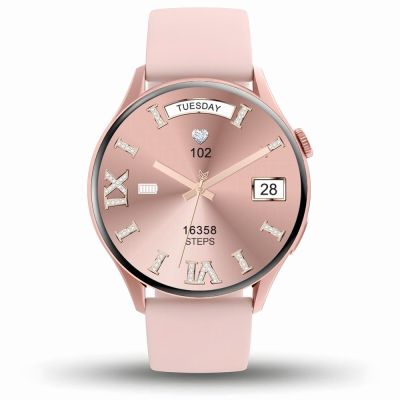 7. Smartwatch Gravity Rose Gold Strap + Bracelet GT11-5