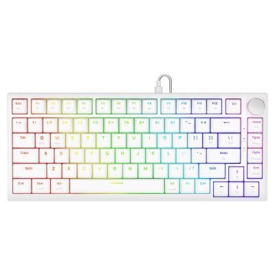 10. SAVIO MECHANICAL KEYBOARD ASTRAL WHITE OUTEMU WHITE JADE RGB