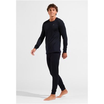 10. Odlo BL TOP crew neck l/s MERINO 200 men's t-shirt size M Black
