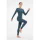 9. Women's VIKING Gasher Lady Set Merino Thermal Underwear, Turquoise, S