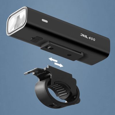 15. Rockbros 24310006001 Front Bike Light 400 lm + Micro USB Cable - USB-A - Black