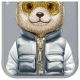 11. Nimmy Cool&Cute 2.0 Bear Case for iPhone 15 - Gray