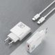 3. GaN Dudao A30EUT 30W USB-A / USB-C Wall Charger + USB-C - USB-C Cable - White