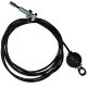 5. Cable for Home Gym 308 cm with Rubber Stopper and Screw-End Fitting