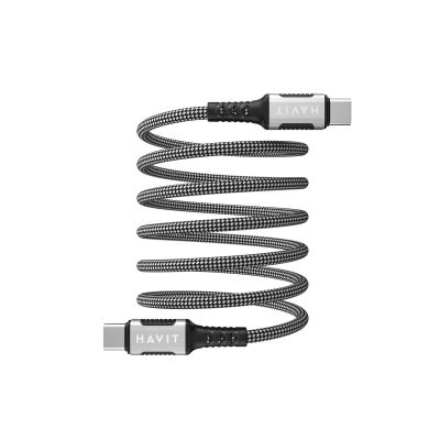 5. Havit Type C-Type C Magnetic Cable CB6297 Black