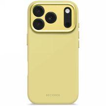 Decoded AntiMicrobial Silicone Backcover MagSafe for iPhone 17 Pro - Yellow