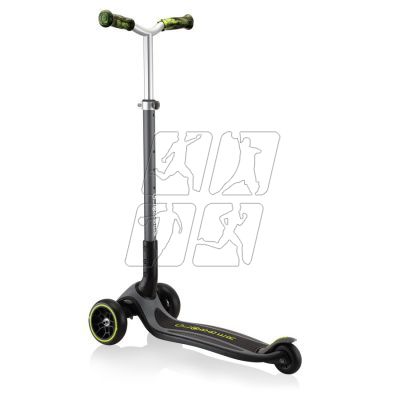 17. Globber Master Prime 3-Wheel Scooter / Black - Lime Green 664-106