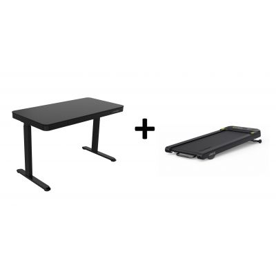 31. Urevo Spacewalk 3S treadmill + TUCKANO electrically adjustable desk, black