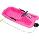 2. PLASTIC SLED WITH BRAKE AND STEERING WHEEL ADAŚ 84x43x25CM PINK