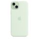 5. Apple Silicone Case with MagSafe Soft Mint, for Apple iPhone 15 Plus, MT103ZM/A