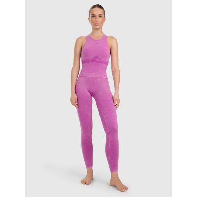 4. Women's 4F Slim Quick-Drying Yoga and Pilates Top 4FWAW25TFSLF578-54A