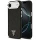 Guess Glitter Triangle Logo MagSafe Case for iPhone 17 Air - Black