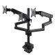 11. Maclean MC-811 desk mount for 3 monitors (desktop; 17" - 27"; max. 20kg)