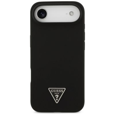 3. Guess Silicone Triangle Logo MagSafe Case for iPhone 17 Air - Black