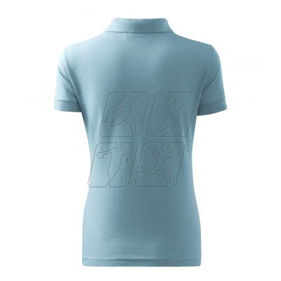 6. Malfini Cotton polo shirt W MLI-21315 sky blue