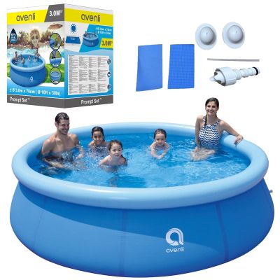 2. EXPANDING POOL WITH INFLATABLE COLLAR 300X76CM 17793